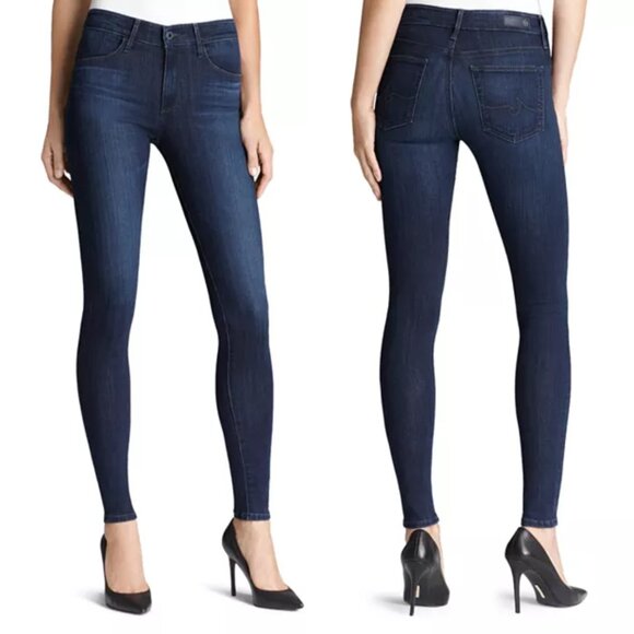 AG Adriano Goldschmied Women Size 32R Brooks The Farrah High Rise Skinny Jeans - Picture 1 of 10
